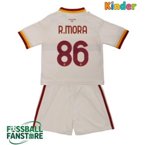AS Roma Rodrigo Mora #86 Replik Auswärtstrikot Kinder 2026-27 Kurzarm (+ Kurze Hosen)